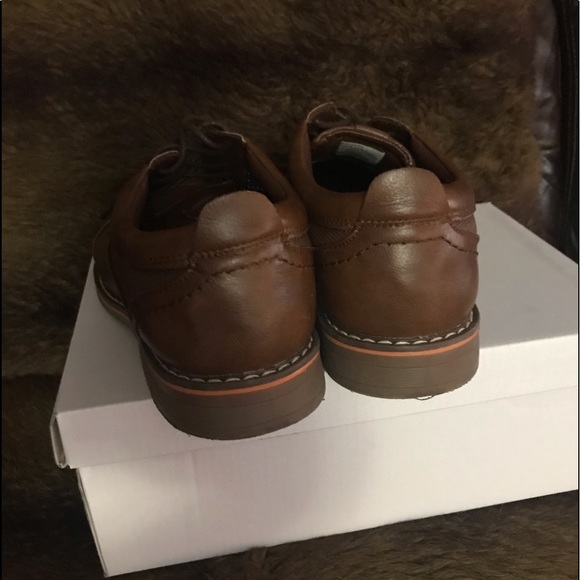 ♥️♥️♥️ Steve Madden Men’s Kids brown leather shoes 👞 (Used) No box 📦 - Picture 4 of 7